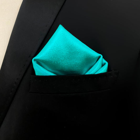 Jade Thick Satin Pocket Square